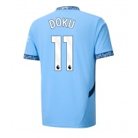 Billiga Manchester City Jeremy Doku #11 Hemma fotbollskläder 2024-25 Kortärmad